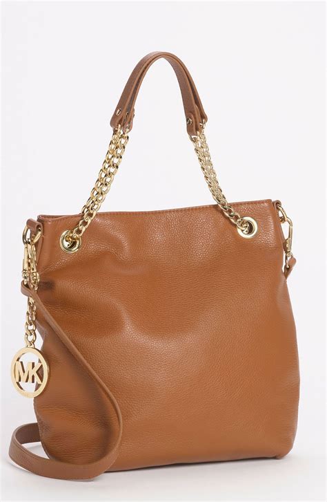 michael kors jet set chain medium shoulder tote luggage|Michael Kors designer tote jetset.